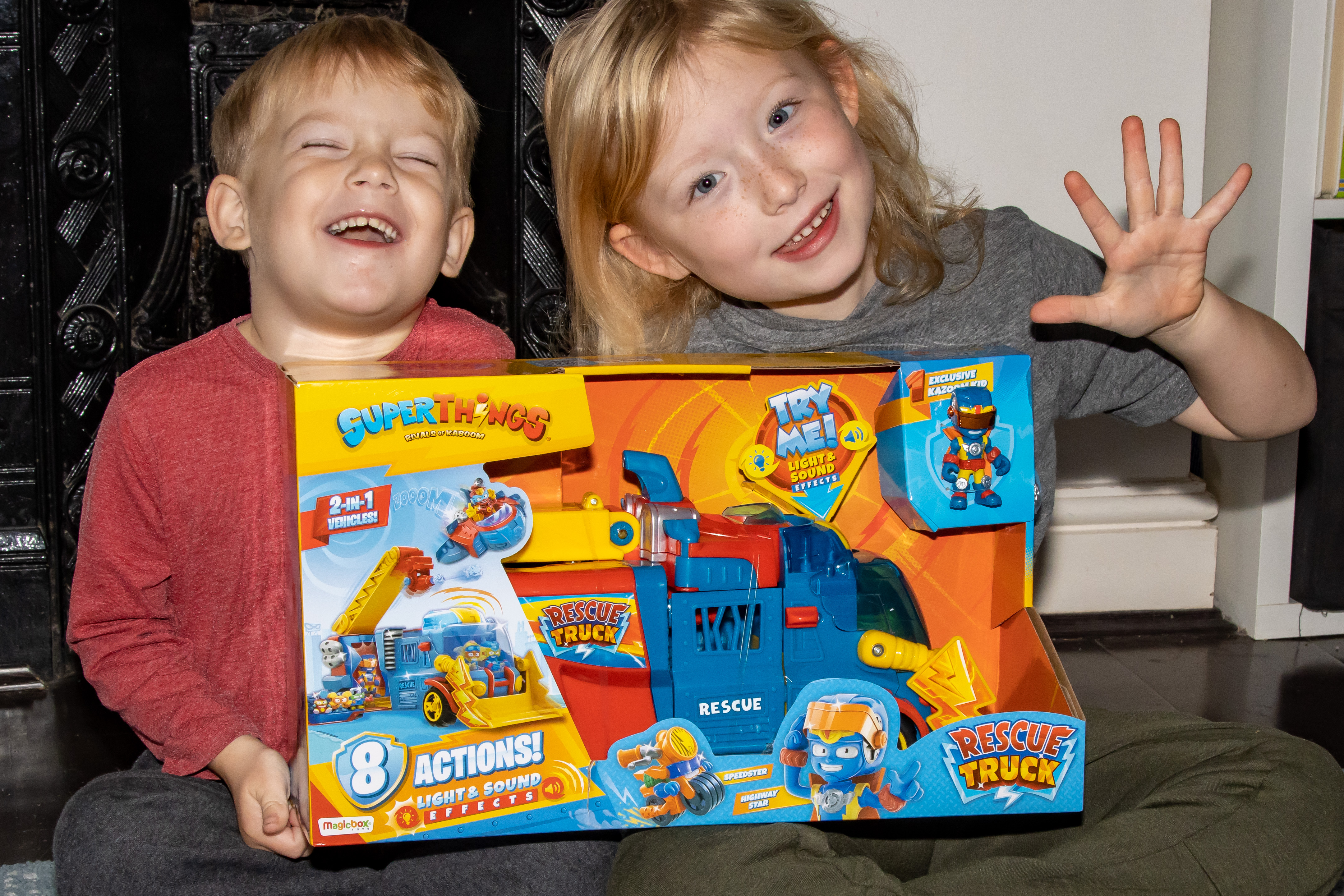 Review and Giveaway: SuperThings Rivals Of Kaboom Rescue Truck - Counting  To Ten