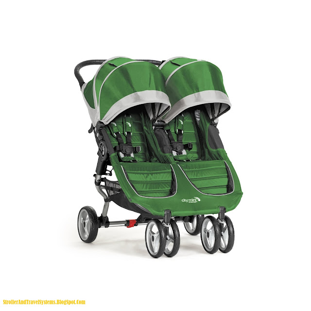 City Mini EverGreen Gray Double Stroller