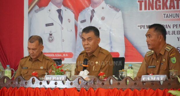 Bupati Natuna Buka Musrenbang Tingkat Kecamatan Serasan Tahun 2024