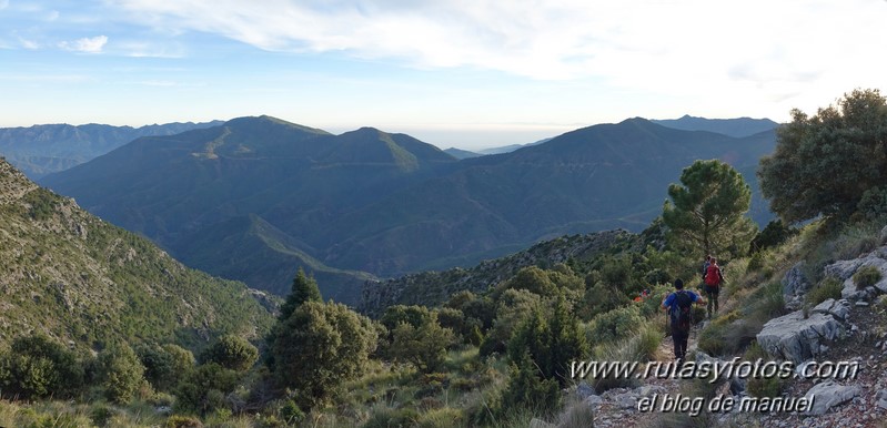 Alcazaba - Torrecilla - Pinsapar de la Yedra desde la Majá de Paco Aguera