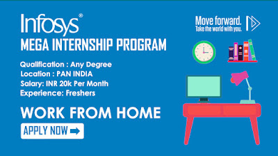 Infosys Careers 2023 Internship Any Graduate Work from Home Apply Now