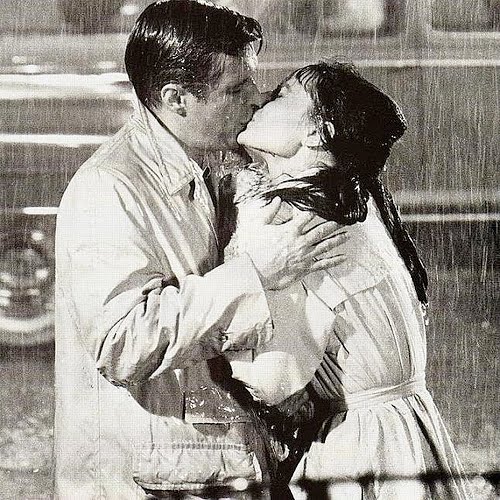 kissing in rain wallpaper. dresses couple kissing in rain