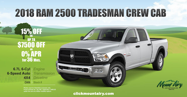 2018 RAM 2500 Tradesman Crew Cab - On Sale!