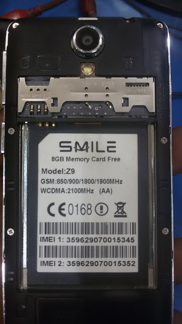 SMILE Z9  FIRMWARE NAND MT6572 100% TESTED