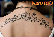 tatuajes de letras (letras corridas tattoo)
