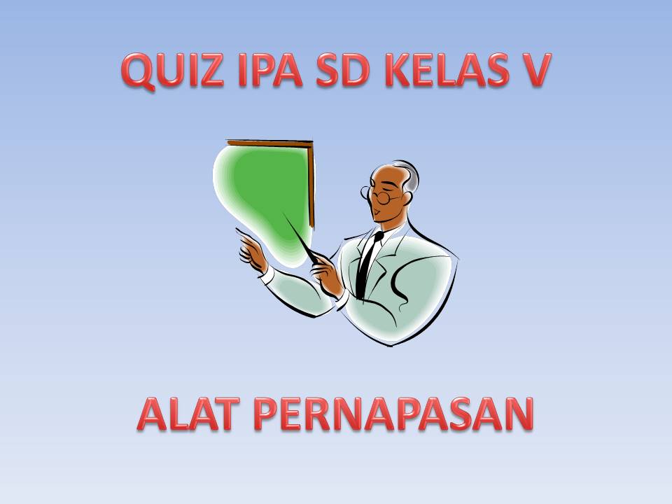 Quiz IPA SD  Kelas  V  Alat  Pernapasan  Rumah IPA SD 