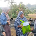 Baznas Bone Beri Bantuan ke Korban Kebakaran di Desa Cinennung