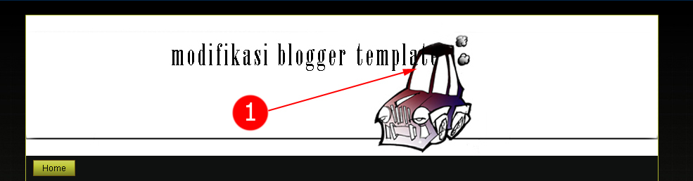 cara mengatur letak header