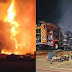 Caminhão dos bombeiros é destruído por fogo, no Paraná.