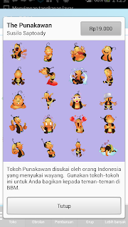 Download sticker Premium BBM for android secara gratis