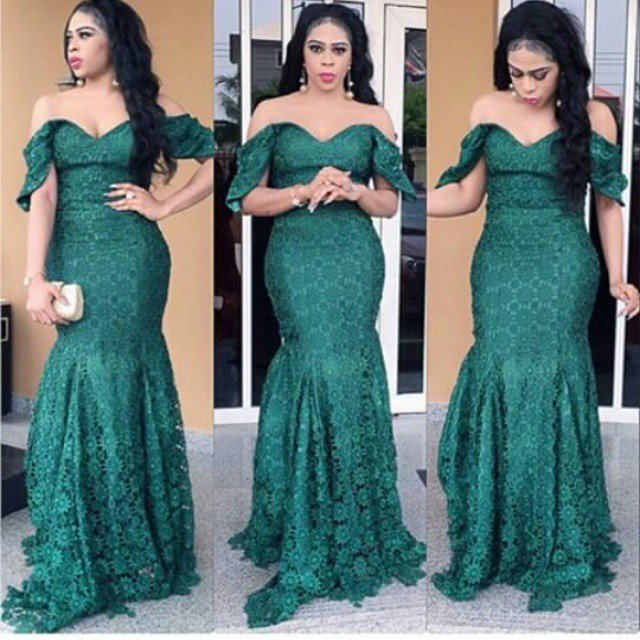 Creative Aso Ebi Styles With Cord Lace