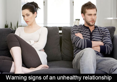 Signs of unhealthy relationship