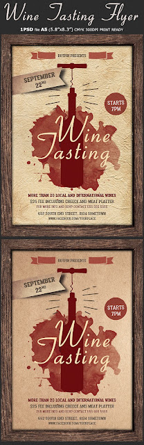  Wine Tasting Flyer Template