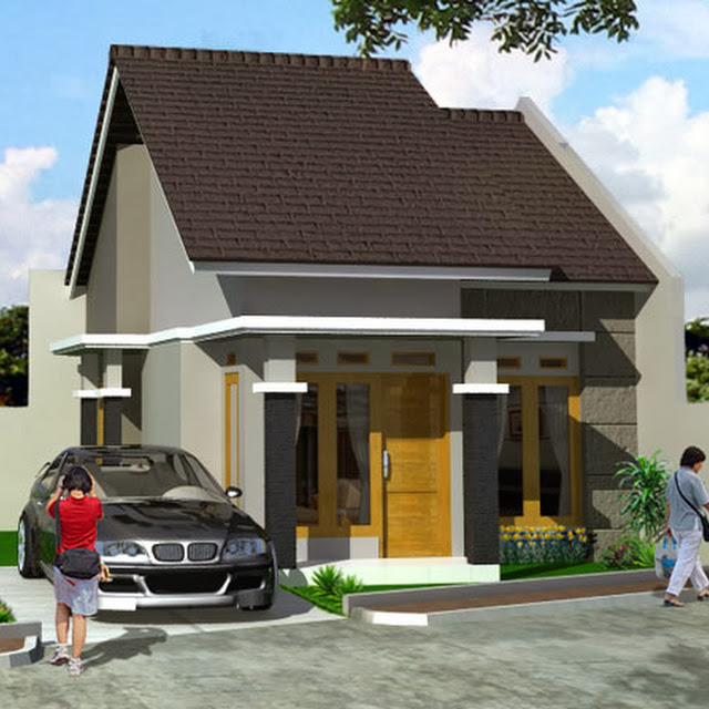 Gambar model rumah minimalis type 45 Populer  