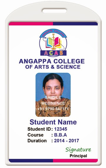 ID Card - Coimbatore - Ph: 97905 47171: College ID Card Template 1407