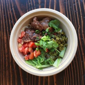 Lao Tao beef noodle bowl