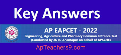 AP EAPCET 2022 Keys-Response Sheets-Question Papers-Objections