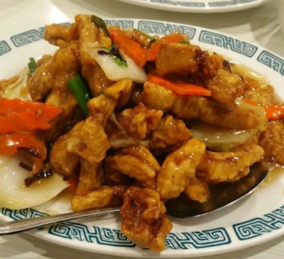 sweet and sour pork stir fry