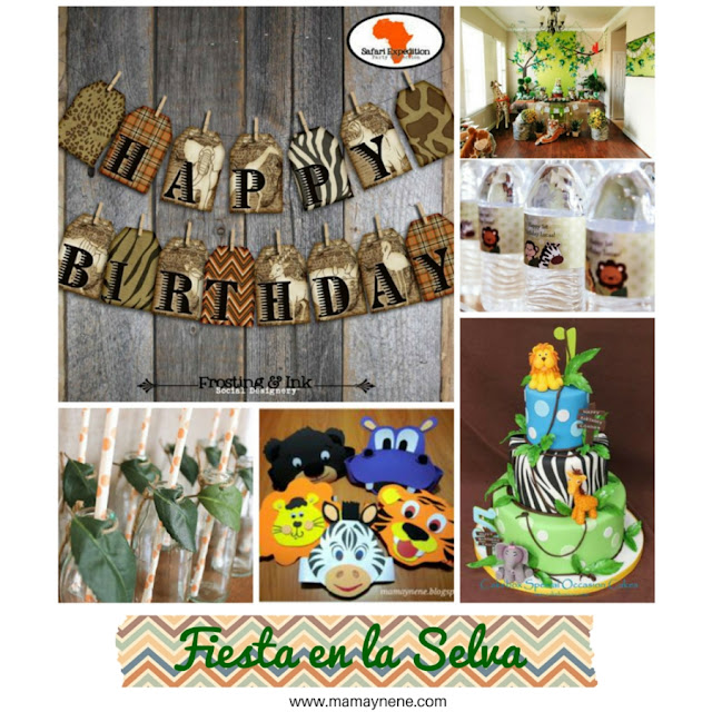 FIESTA-TEMATICA-SELVA-JUNGLE-PARTY-NIÑOS-KIDS-MAMAYNENE