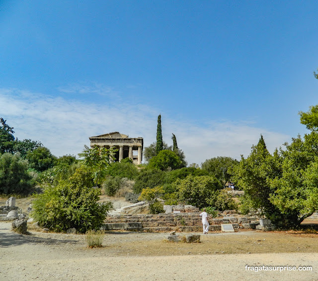 Templo de Héfesto ou Theseion na Ágora Antiga de Atenas