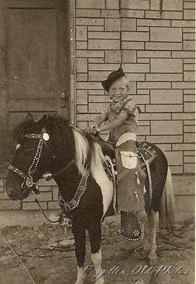 Kid on pony