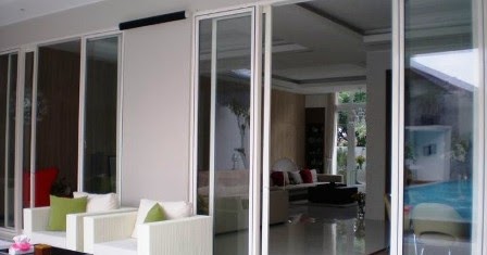 Partisi Aluminium kaca partisi kaca frameless kanopi 