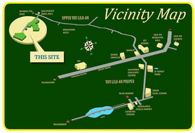 Woodland Park Residences Liloan Cebu Vicinity Map House and Lot For Sale