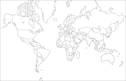 Mapas Mudos (planisferio mudo)