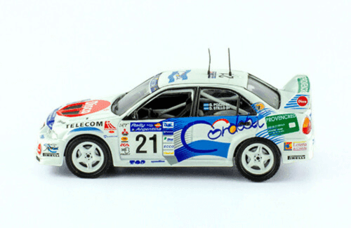 wrc coleccion salvat argentina, mitsubishi lancer evo iv 1:43 gabriel pozzo