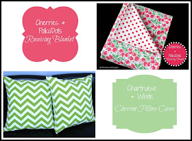 chevron green white pillow cases and baby blankets new on etsy