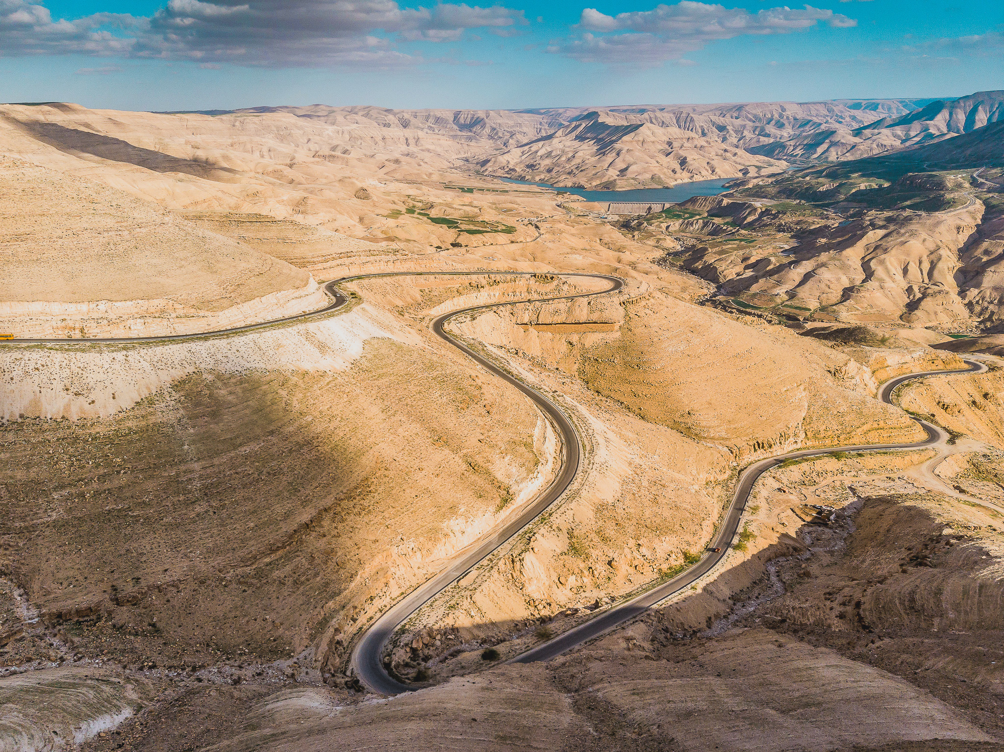 Panoramic view of the Kings Highway, Jordan