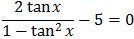 Soal persamaan trigonometri TKD Saintek SBMPTN 2017 kode naskah 157, tangen