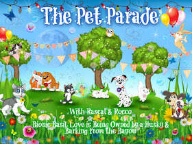 Pet Parade blog hop spring time badge