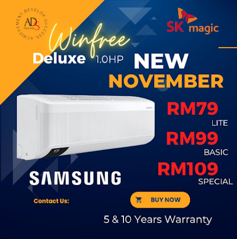 SAMSUNG WINFREE DELUXE AIRCOND 1.0HP