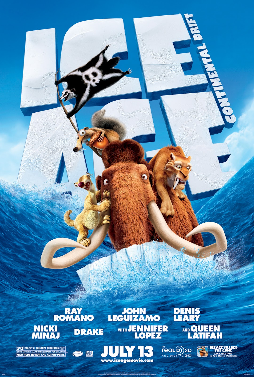 Watch Ice Age: Continental Drift Movie Online Free 2012