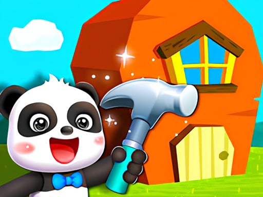 Baby panda house design game