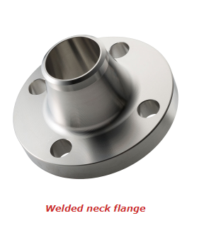 Welded neck flange