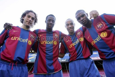 Thierry Henry, Barcelona, France, Milito, Keita, Abidal