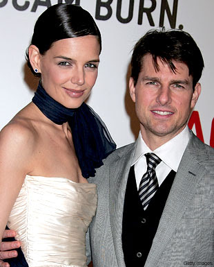 tom cruise height: Katie Holmes and Tom Cruise