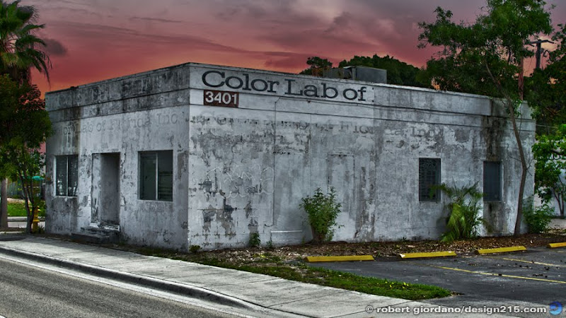 The old Color Lab of Florida in Fort Lauderdale, Copyright 2011 Robert Giordano