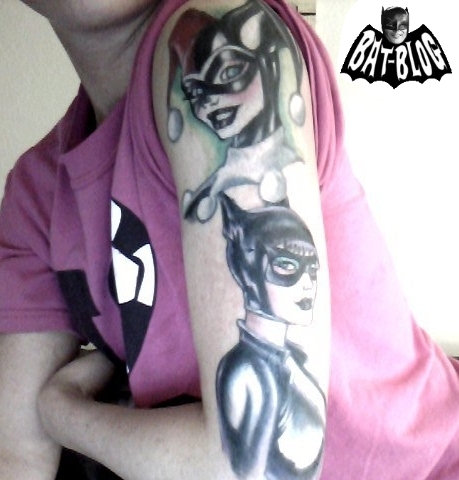 Nicole's Totally BadAss JOKER HARLEY QUINN Tattoo Art Photos