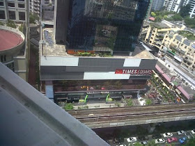 A pair of Airdancers at Times Square in Bangkok, Thailand