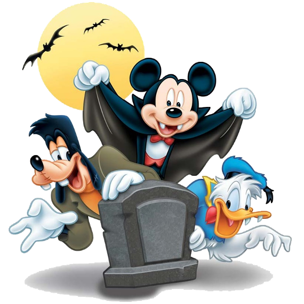 Mickey+Mouse+and+friends+halloween+clipart_1.png (600×600)