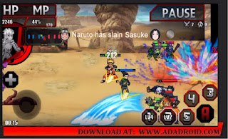 Gameplay Naruto SENKI PERANG DUNIA SHINOBI 4