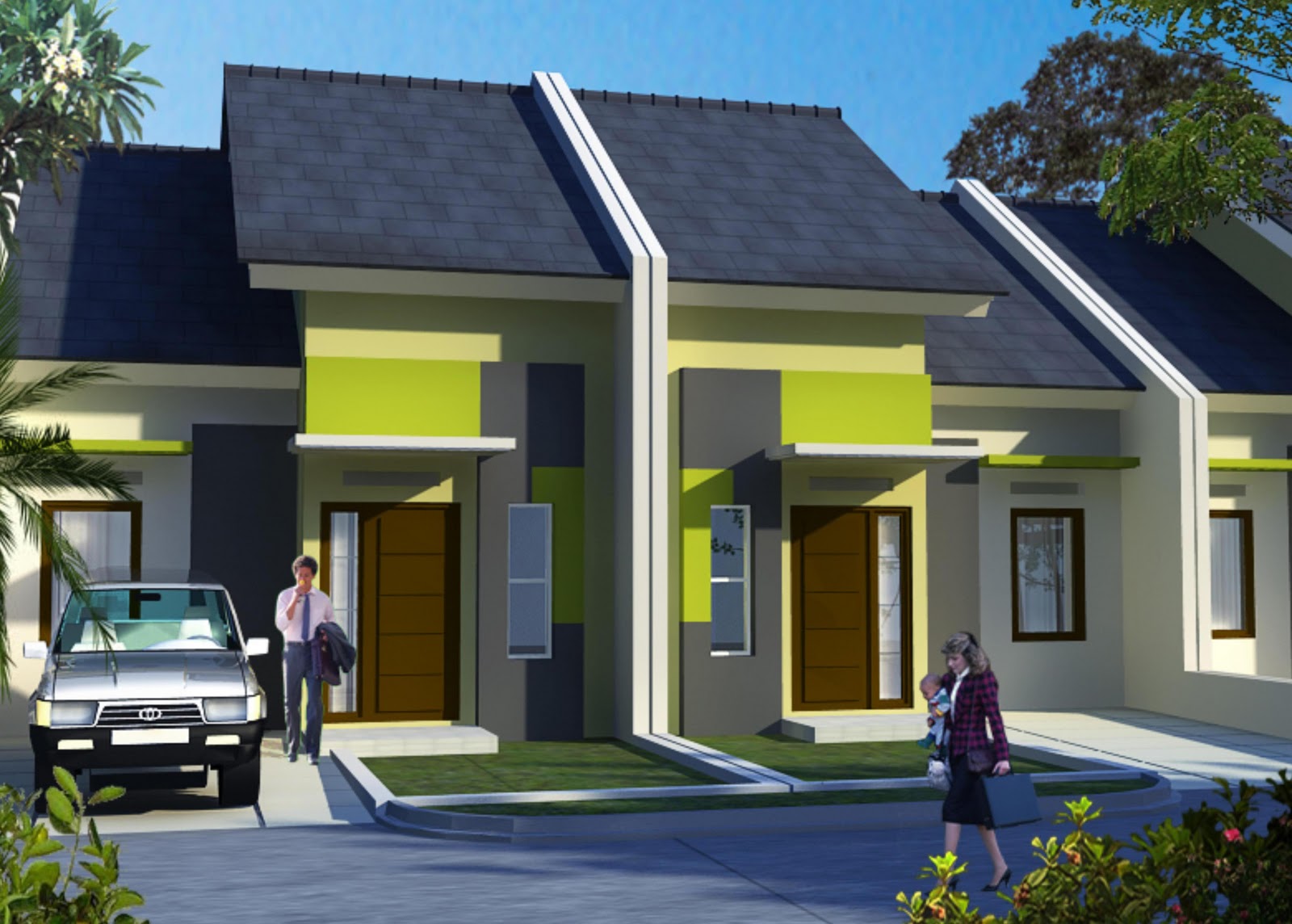  Contoh  Warna  Cat Rumah  Minimalis  Modern  Terbaru Info 