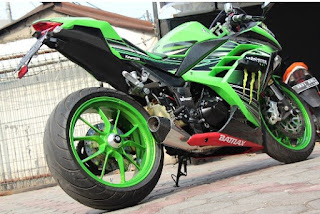 modifikasi ninja 250 fi hijau