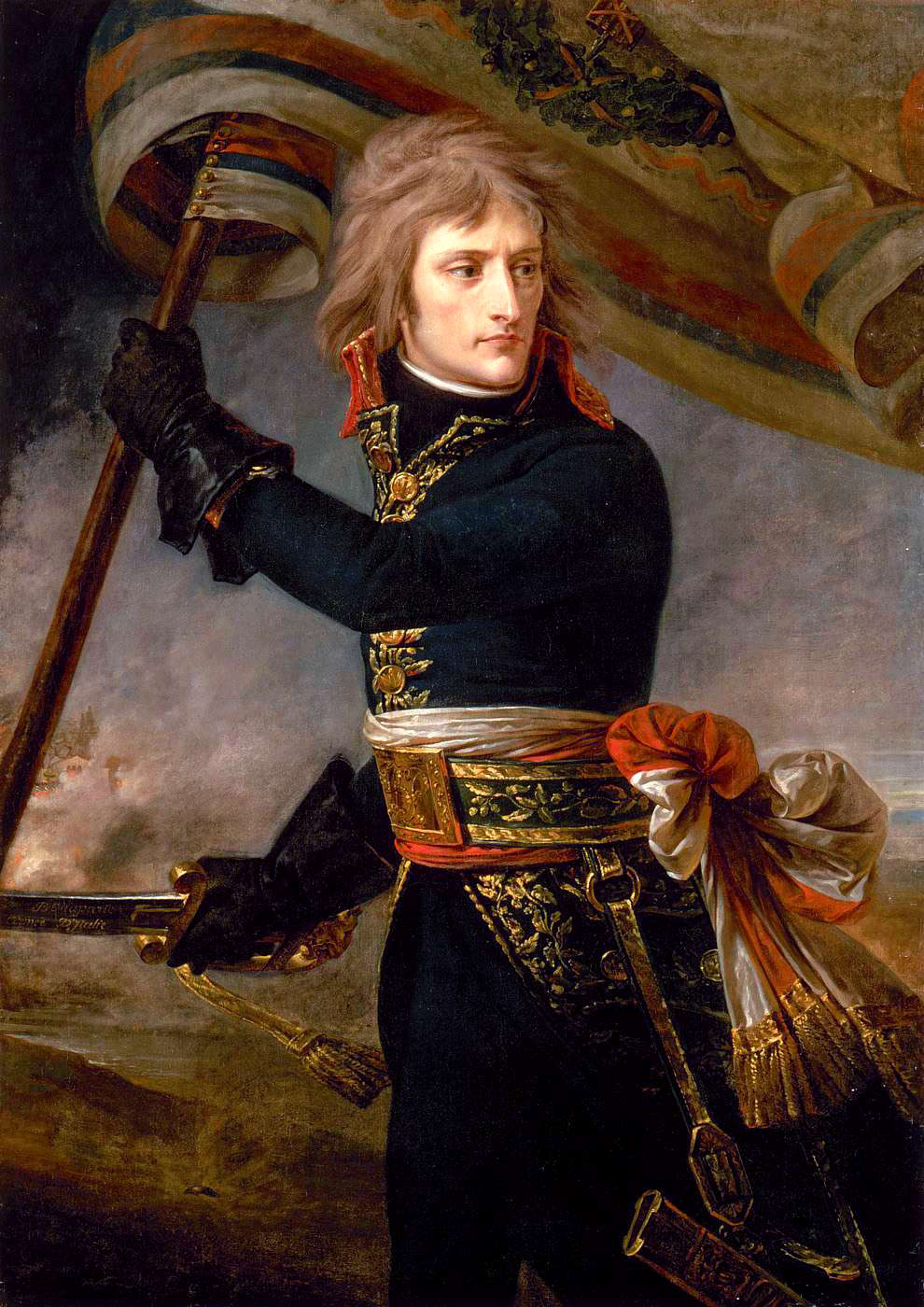Antoine-Jean Gros: Bonaparte sur le pont d'Arcole, 1801