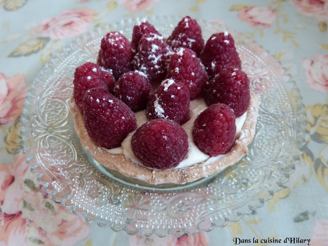 Tartelettes aux framboises et mascarpone