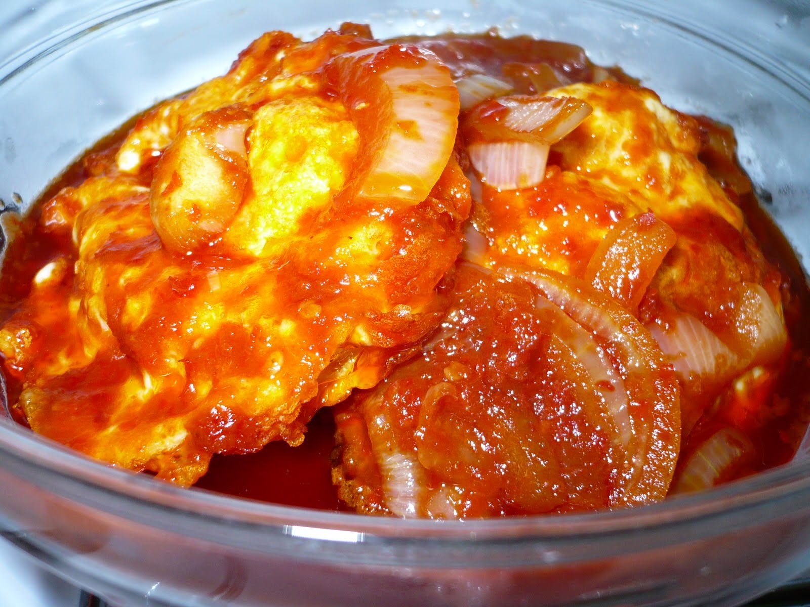 Resep Membuat Sambal Telur Mata Sapi Cabe Merah Sederhana 