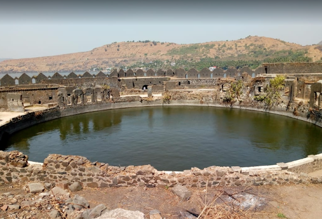 Lake inside Fort Janjira